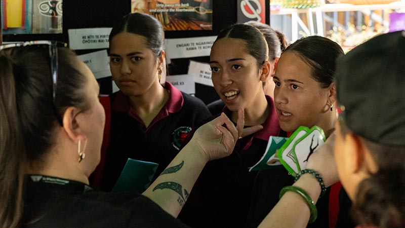 young people attend open day
